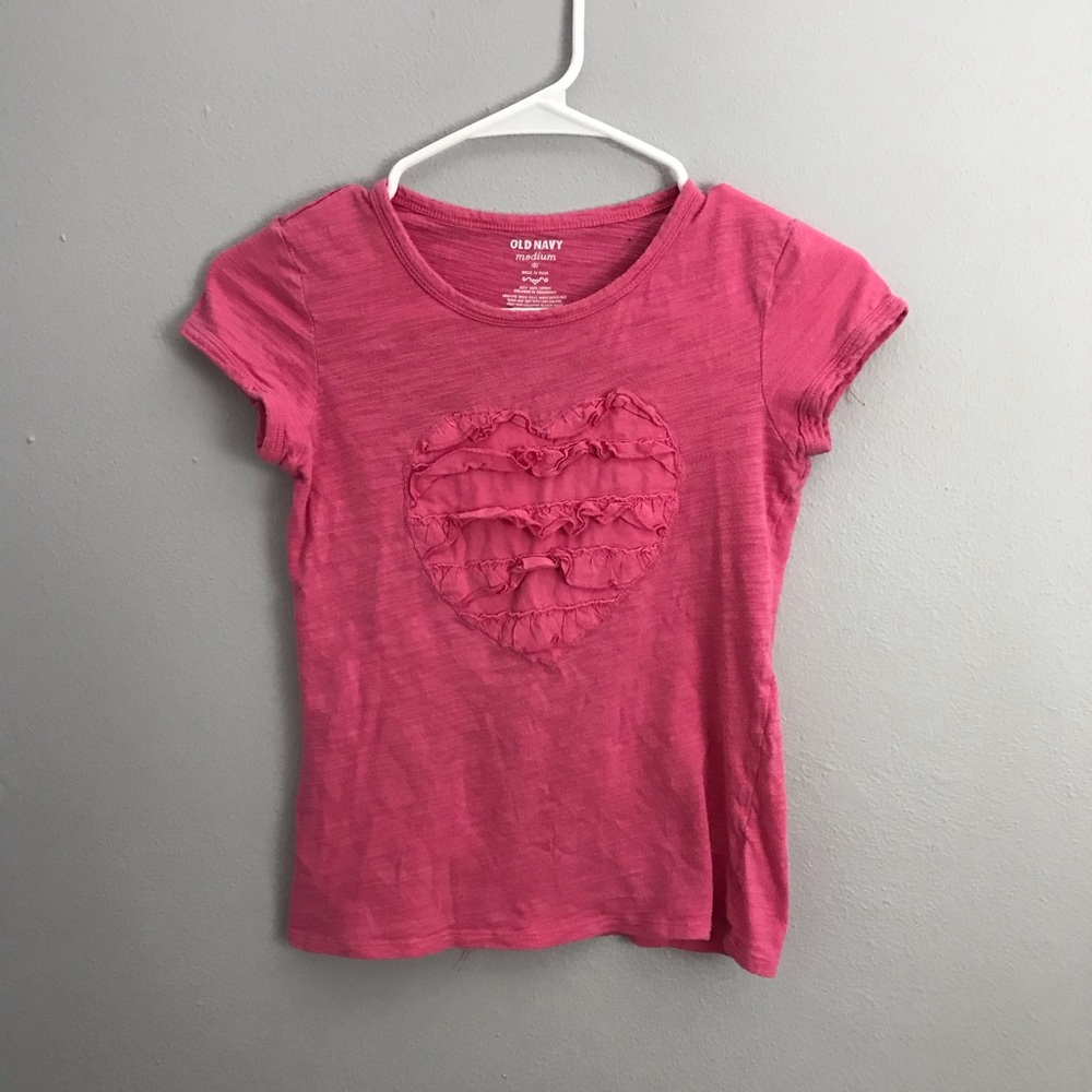 Medium pink little girls shirt